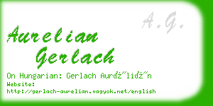 aurelian gerlach business card